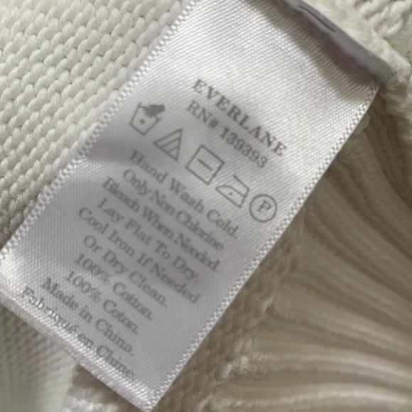 Everlane White Cotton Sweater - Picture 4 of 5